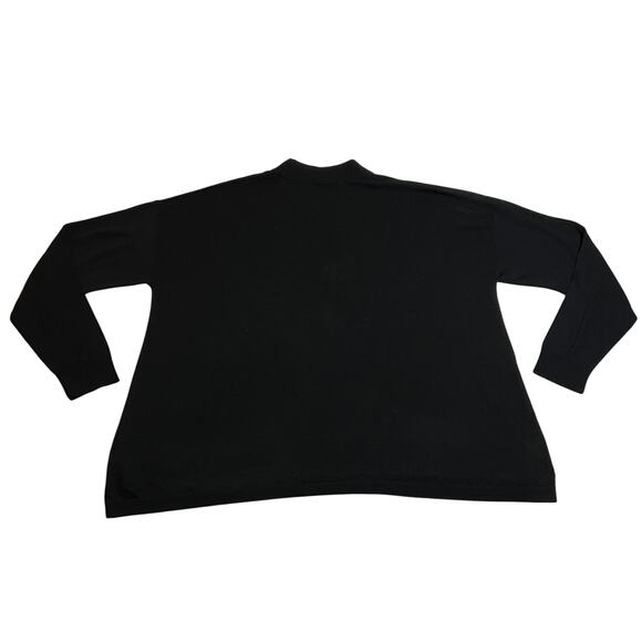 Uniqlo Mock Neck 100% Wool Sweater Size XL Lightweight Layers Minimalist Casual - Picture 2 of 8